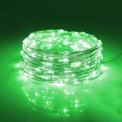 Universal Stock Fairy Lights Copper Wire String Lights For Wedding Centerpieces, Parties & Home Decor green