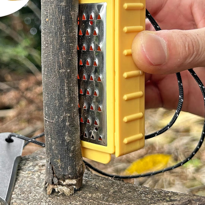Inspire Daily Merch Outdoor Survival Fire Starter Flint Kit With Tinder Maker Outdoor Survival Fire Starter Flint Kit With Tinder Maker