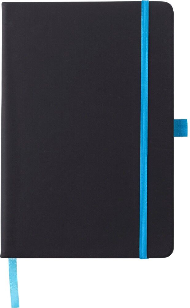 Carnet personnalisable A5 en PU Charlene bleu clair