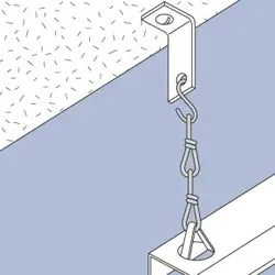 ABB KG-3 Kette aus Kettengliedern verzinkt, 3mm, Gliederlänge 26mm 7TCA084220R0189 KG3  - 5 Stück
