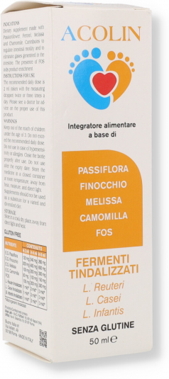 BUONO ITALIA Srl Acolin 50ml - Integratore Alimentare per Motilità Intestinale e Eliminazione Gas