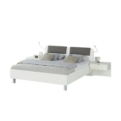 uno Bettanlage  Casablanca , weiß , Maße (cm): B: 309 H: 92