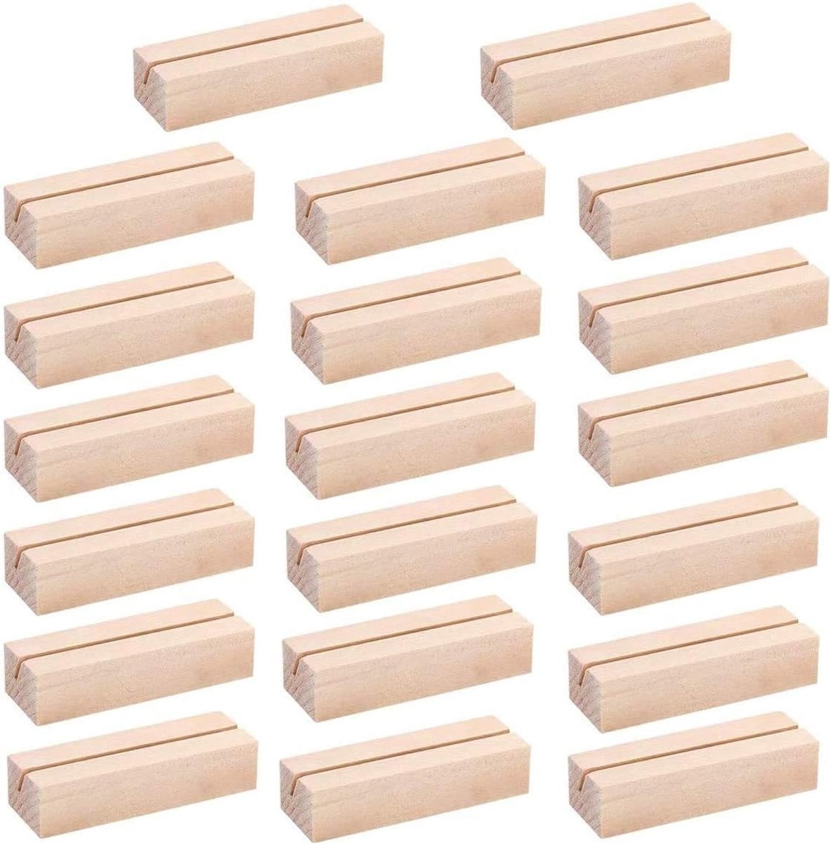 ProLeo Houten Kaarthouder voor Bruiloften en Decoratie - 20 Stuks