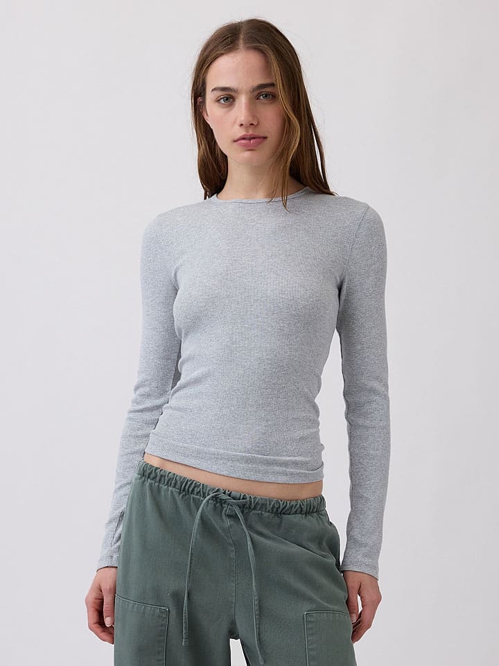 GAP Longsleeve in Hellgrau - S