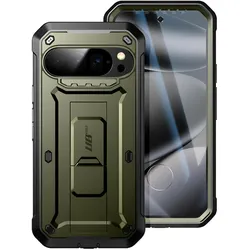 Supcase Hülle Pixel 10 Pro Beetle Pro mit Ständer (Google Pixel 10 Pro), Smartphone Hülle, Grün