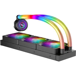 1stplayer MT(IS)-360-BK, CPU Wasserkühler, Schwarz