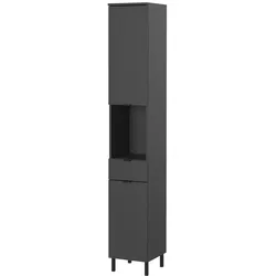 Tchibo - Hochschrank »Arcena« - 30x34x190cm - grau -