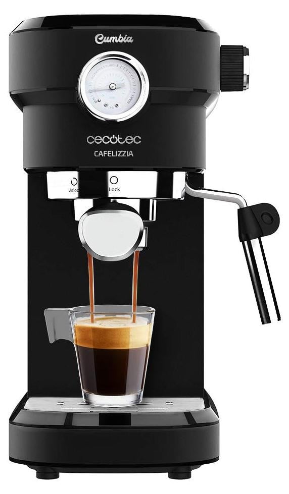 Cecotec Cafelizzia 790 Black Pro espressomachine met manometer, 1350W