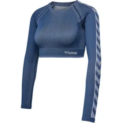 hummel hmlMT BLAZE Seamless Trainingsshirt Damen 7954 - insignia blue XS