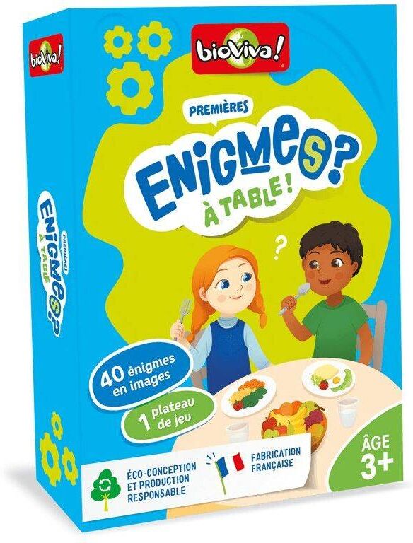 Bioviva Editions Mes premières énigmes - À table