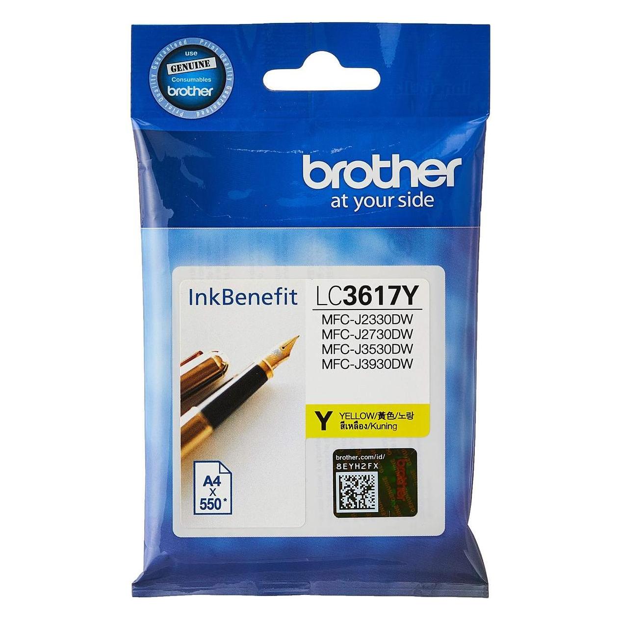 Brother LC-3617Y - Original - Tinte auf Pigmentbasis - Gelb - - MFC-J2330DW - MFC-J2730D (Y) (LC3617Y)