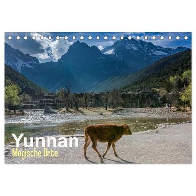 Yunnan - Magische Orte (Tischkalender 2027 DIN A5 quer), CALVENDO Monatskalender