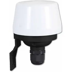 ISOLED Dämmerungsschalter 230V, max. 10A, 5-50Lux, IP44, zur abgesetzten Montage mit PG Verschraubung ISO-115798