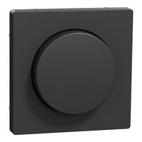 Zentralplatte mit Drehknopf für Dimmer, Typ MEG5250-6034, lackierter Thermoplast anthrazit, Retail