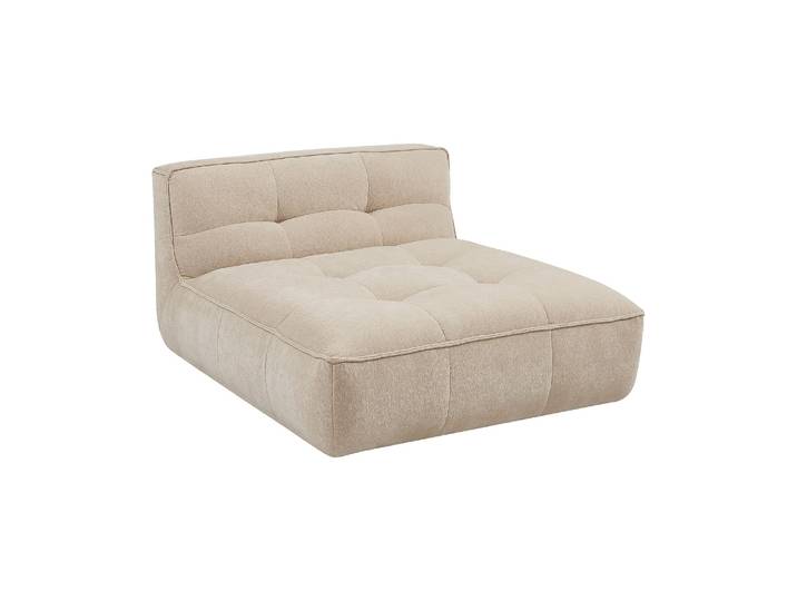 HABITAT - Chauffeuse avec assise profonde en tissu - Sable - Orieto