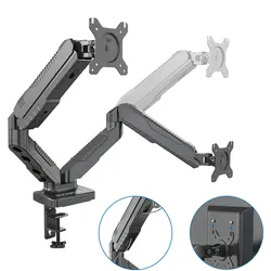 Rockstable Advanced Double USB (Tisch, 27", 13 kg), Monitor Halterung, Schwarz