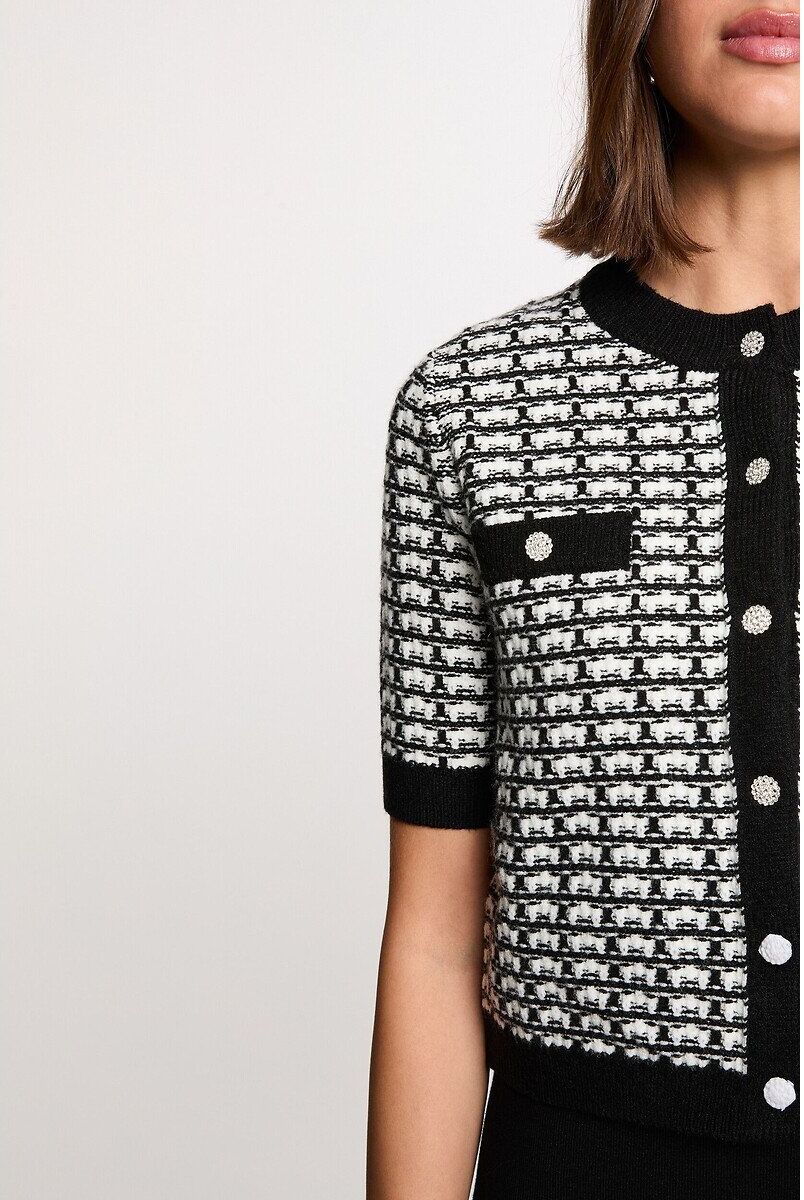 MORGAN Robe courte manches courtes col rond
