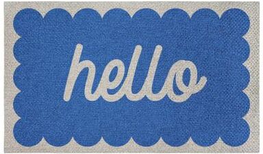 Stupell Hello Goodbye Dual Greeting Sisal Door Mat,18x30