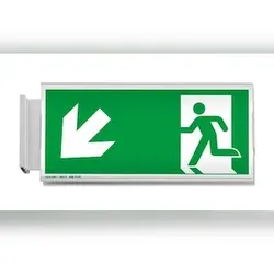 OSLO Fahnenschild Fluchtweg, Format: 151x297mm