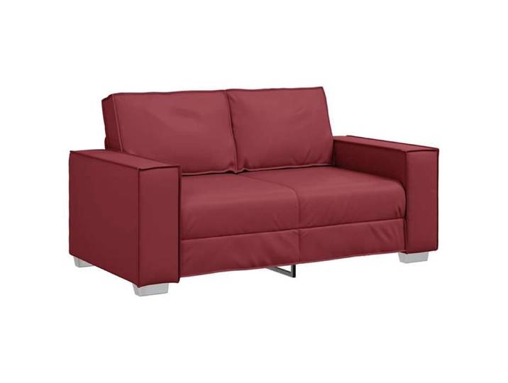CHIC Canapé Deux places Bordeaux 160x78x84 cm avec revêtement Contre l'usure et assise rembourrée pour Salon qba12l