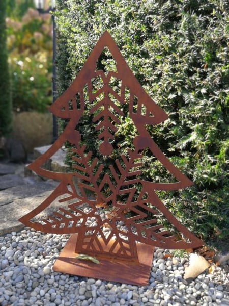 Edelrost Kerstboom Schnee-Tanne Abete