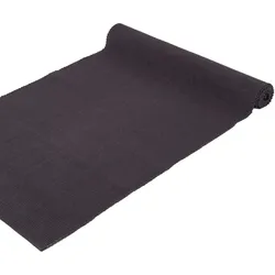 TISCHLÄUFER schwarz 44/178 cm, 100% Baumwolle
