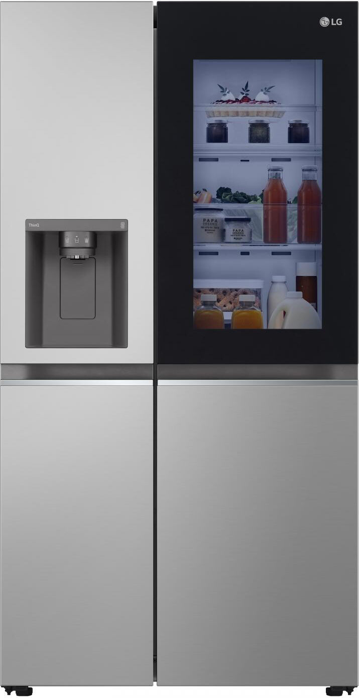 LG Gsgv80pyld.Apyqeur Frigorifero Americano Side By Side No Frost Capacità 635 Litri Classe D Colore Silver - Gsgv80pyld.Apyqeur