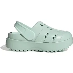 ADIDAS Damen Badepantoletten Platform Clog Adilette, Größe 39 in Silber Silber