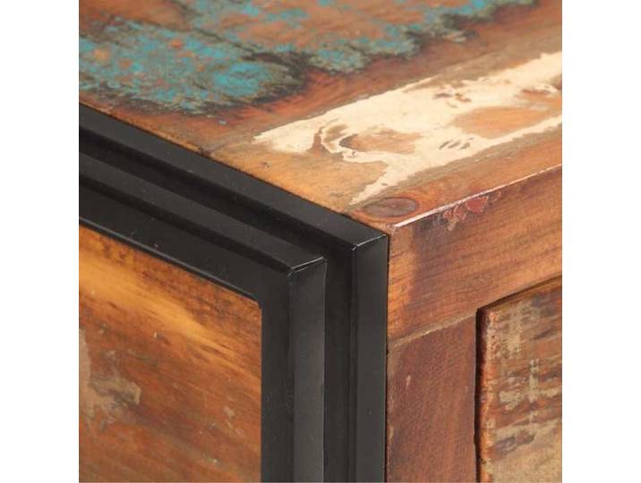 Commode intérieur - Brun - Buffet Armoire base - 120x30x75 cm - Bois de récupération solide LL462
