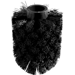 GROHE WC-Bürstenkopf Essentials 40791KS1, schwarz, mit Kunststoffborsten, Ø 69 mm