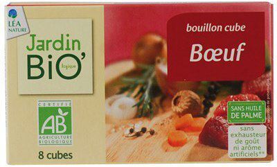 Jardin Bio Veal bouillon cube 8 X 10 Gr