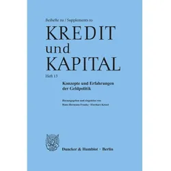 Konzepte und Erfahrungen der Geldpolitik., Fachbücher