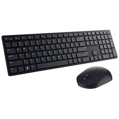 Dell Pro KM5221W Funk Tastatur, Maus-Set US-Englisch, QWERTY Schwarz