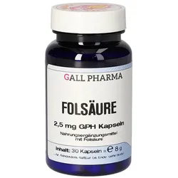 Folsäure 2,5 mg GPH Kapseln