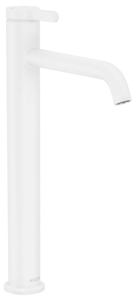Axor One Hansgrohe wastafelmengkraan 260 met hendelgreep, matwit