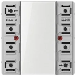 JUNG, Zubehör Schalterprogramm, KNX Tastsensor-ModulLS 52921 STUniversal 2fach F50 Serie LS