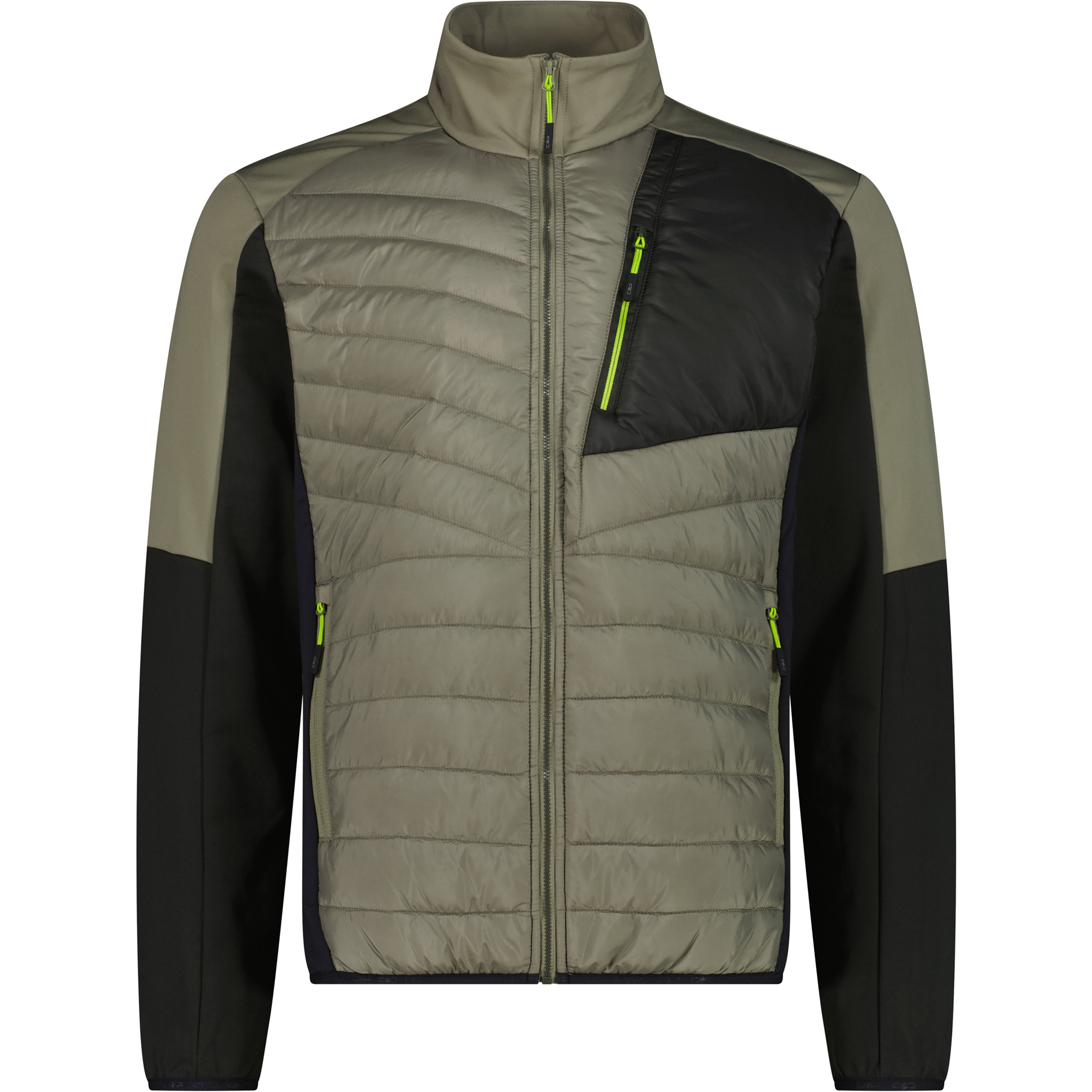 CMP Hybrid Herren Kunstfaserjacke oliv Größe 3XL Trekking Schnell trocknend