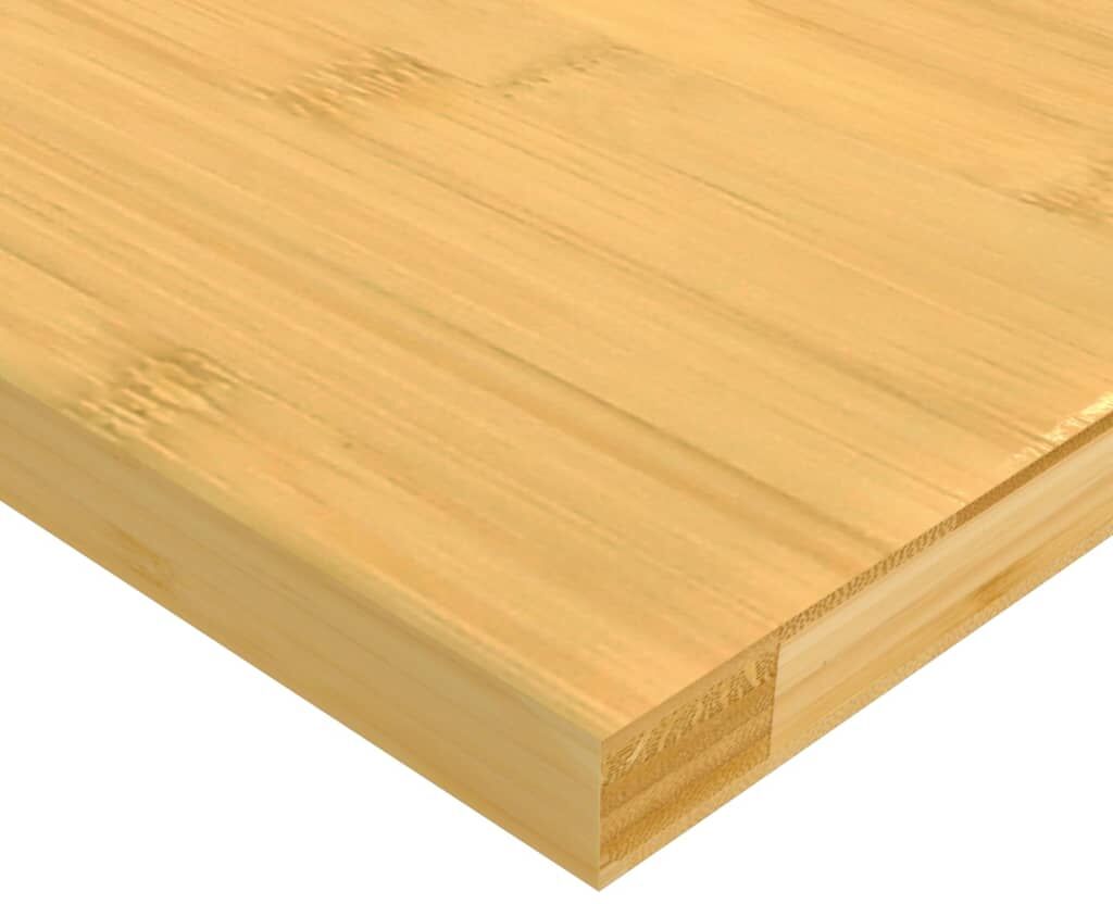 vidaXL Étagère murale 60x20x1,5 cm bambou