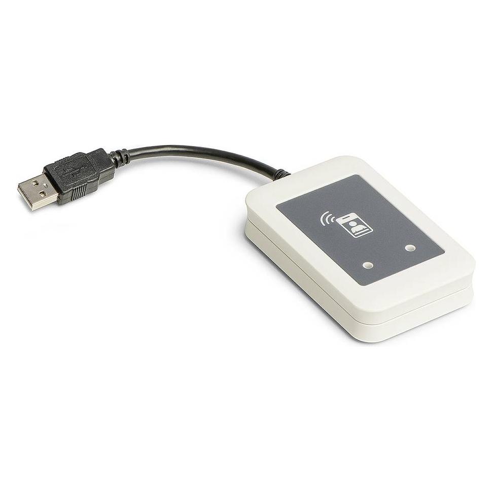 Xerox ELATEC TWN4 MultiTech 2 HF RFID-KARTENLESER WEISS 2-M-USB-KABEL, Weiss (497N05764)