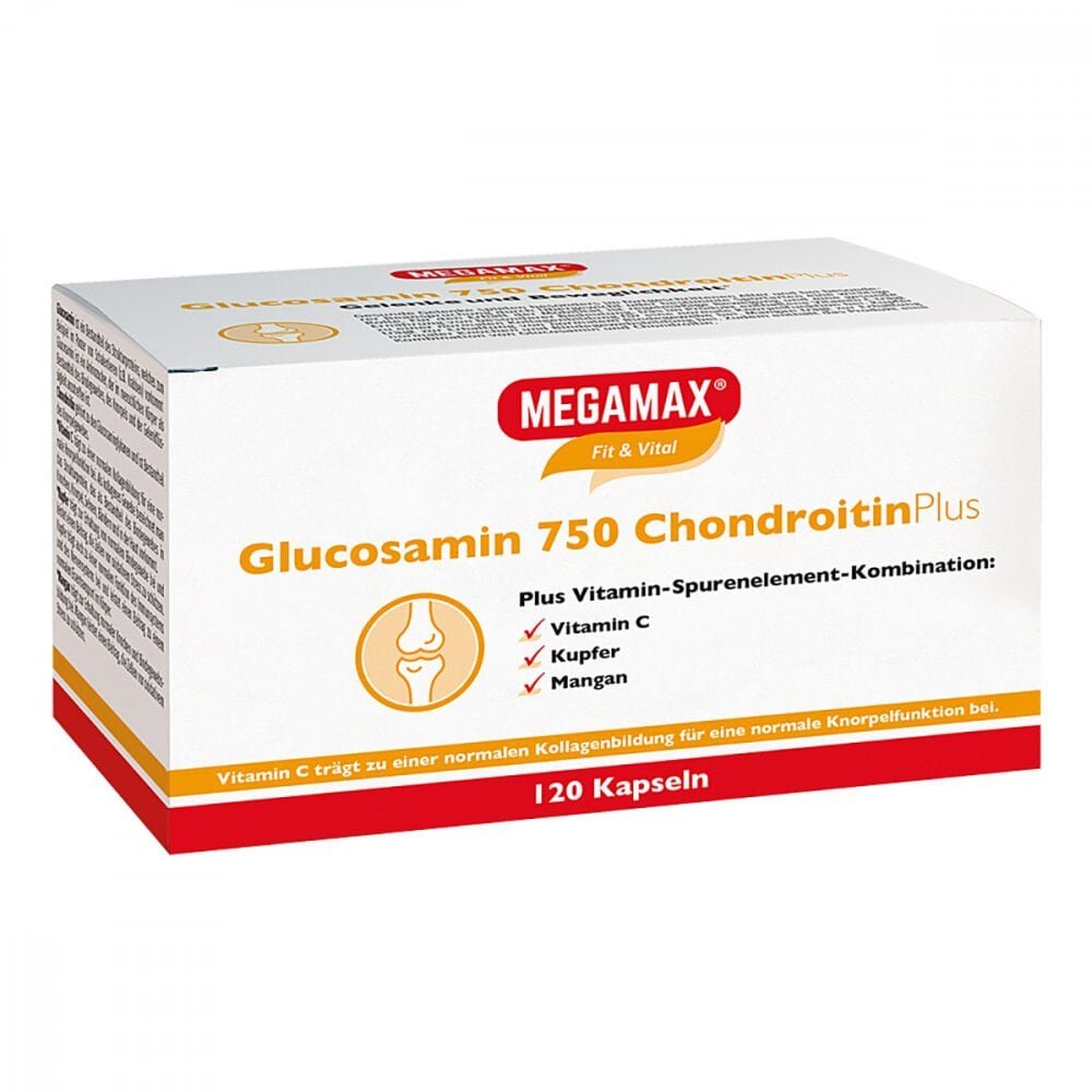 Megamax B.V. Glucosamin 750 Chondroitin Plus Megamax Kapseln 03079835