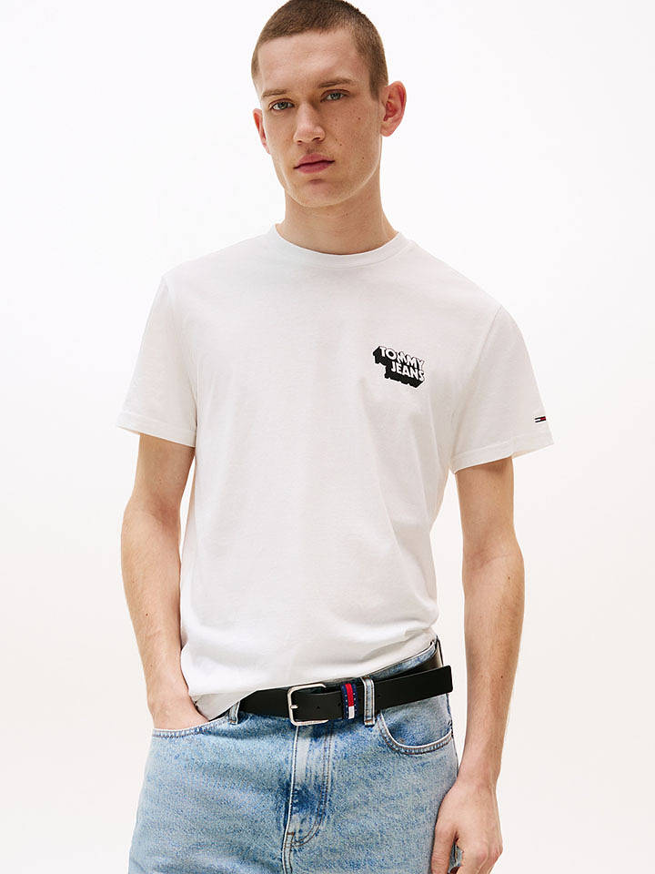 TOMMY JEANS Shirt in Creme - M