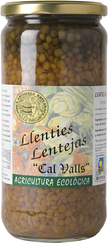 Cal Valls Organic Lentils 450 gr