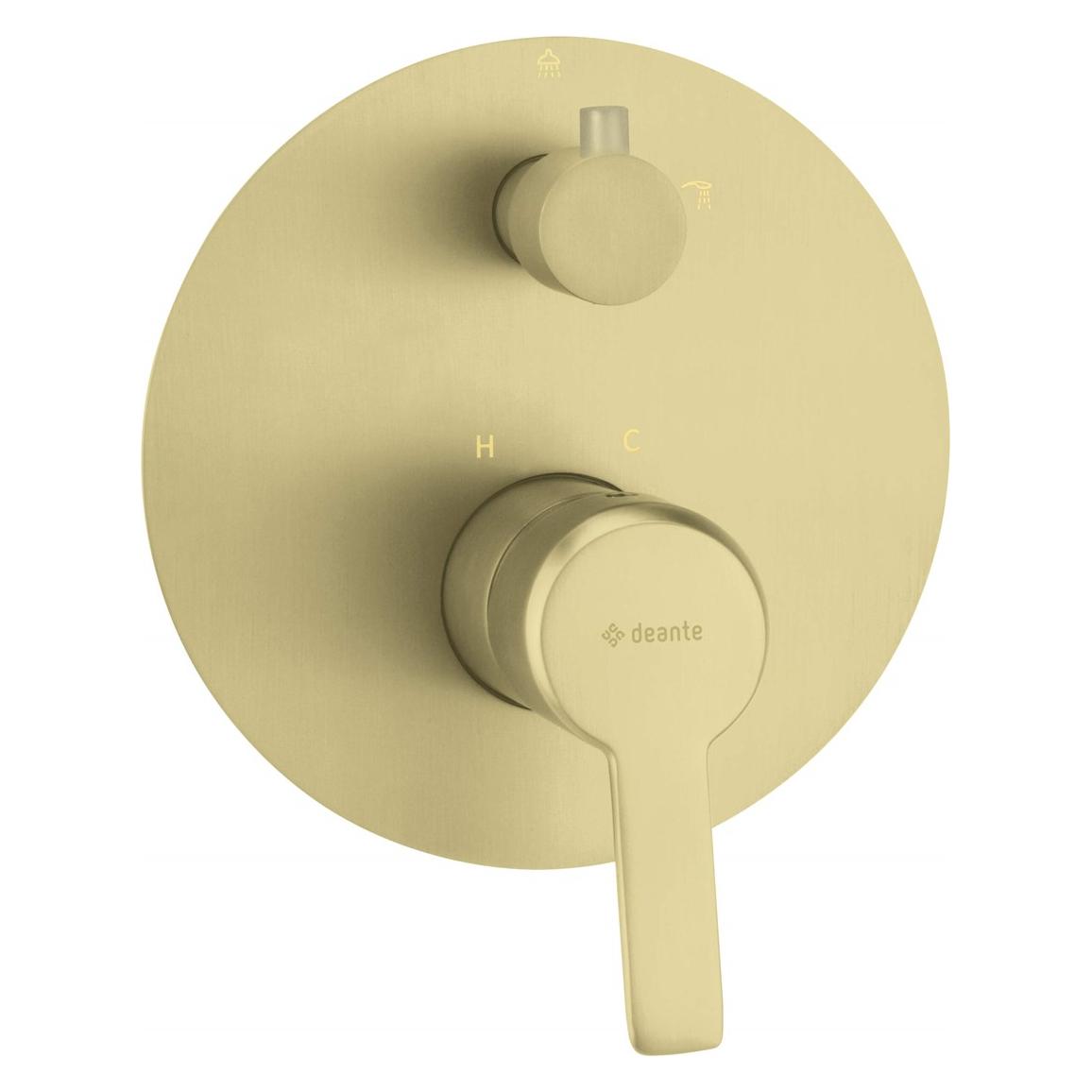 Deante Unterputz-Brausebatterie mit Duschschalter (BQA_R44P)