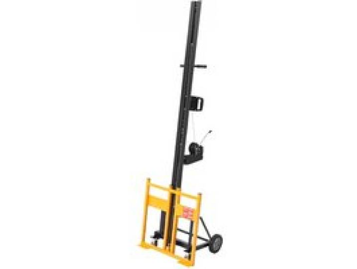 VEVOR Trockenbaulift, Plattenheber mit 68 kg für Wandmontage, Ein-Personen-Trockenbau, 1219 x 4878 mm Max. Platten-Vertikalheber mit Rädern, einfacher Transport (Gelb)