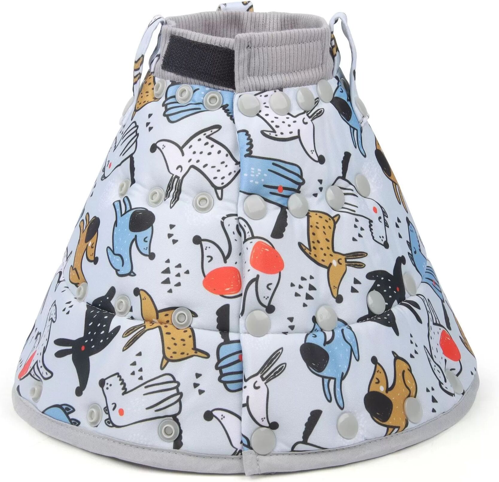 INF Collier Élisabéthain Rembourré Doux et Ajustable pour Chien - Confort et Protection XL