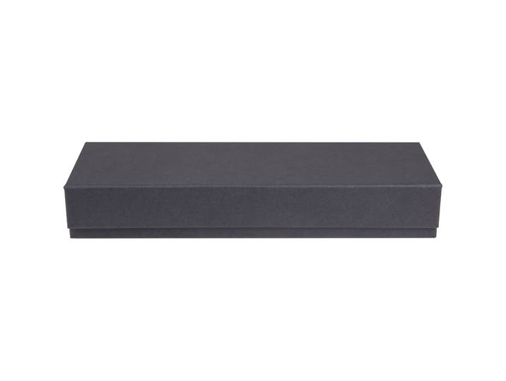 Stiftdose Bigso Box dunkelgrau Papier B 19.5 T 7 cm - Stiftdose