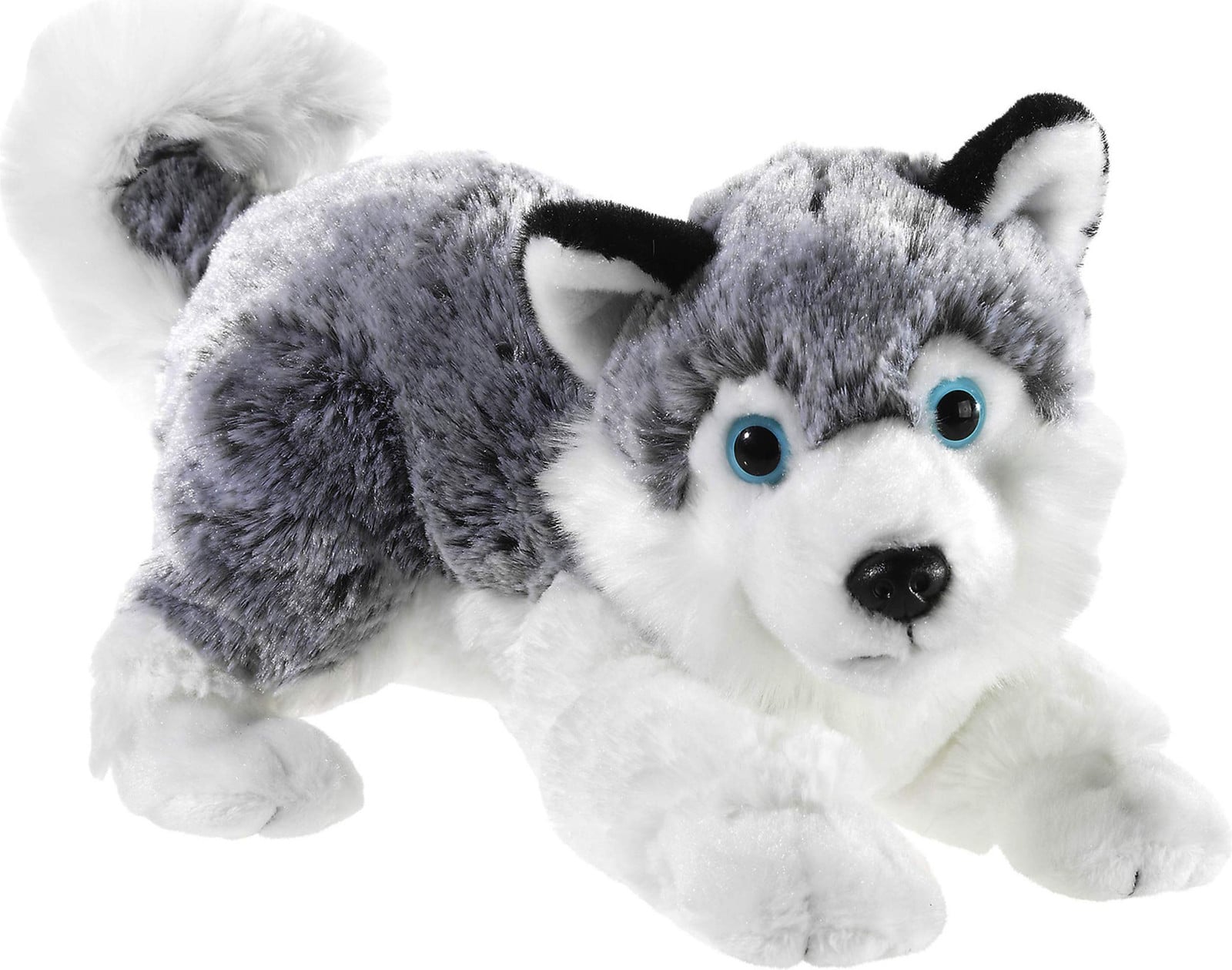 Heunec 277878 MISANIMO Husky liggende positie meerkleurig 28 cm