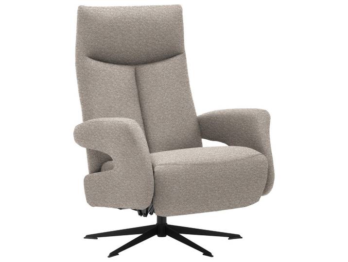 Welnova Relaxsessel, Hellbraun, Metall, 74x105x82 cm, Fußauswahl, Stoffauswahl, Relaxfunktion, Wohnzimmer, Sessel, Relaxsessel
