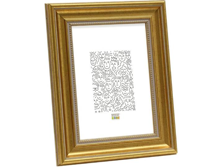 Deknudt Frames fotolijst S45HA1 - goudkleur - parelbiesje - foto 24x30