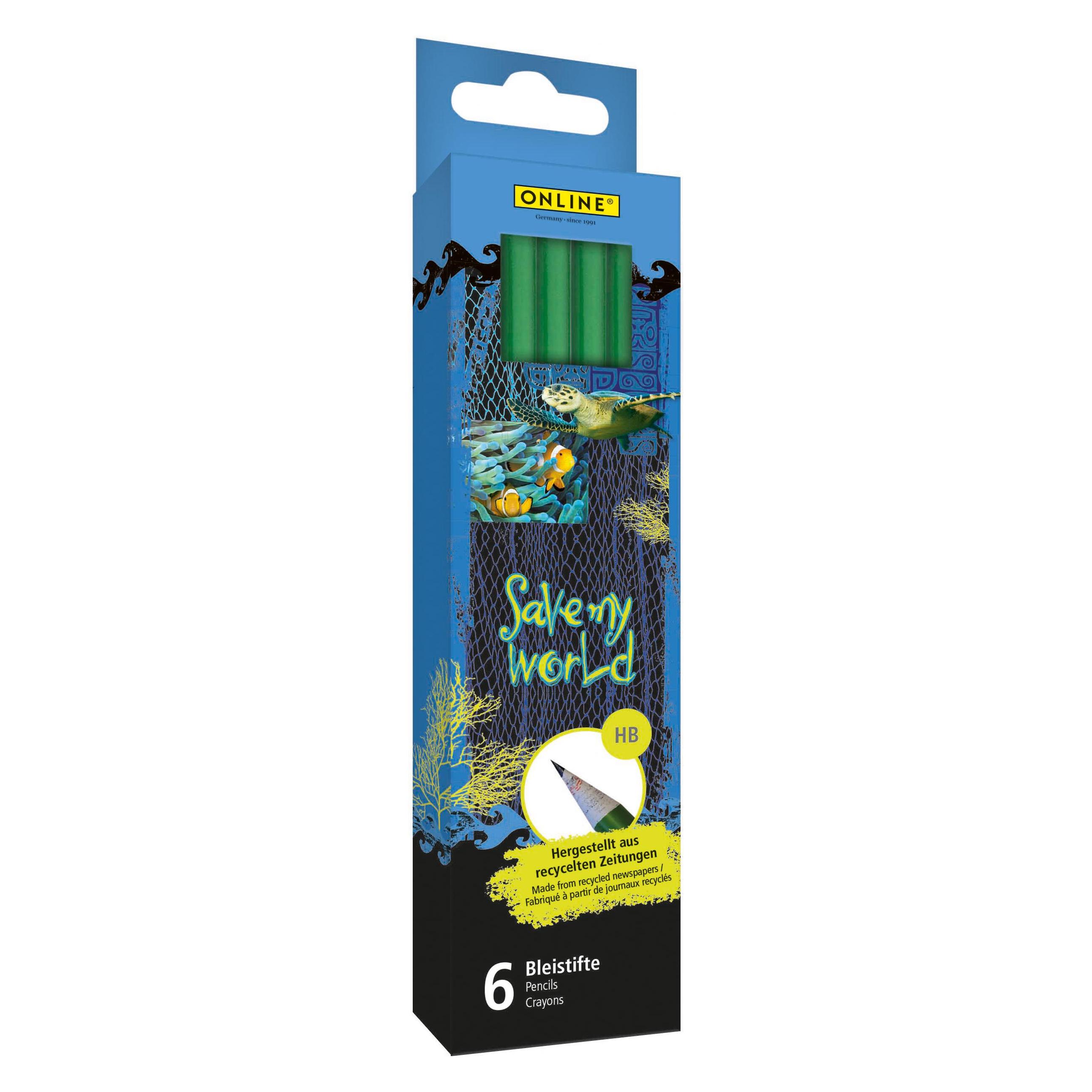 Online Bleistift Save My World HB 7919 6 Stück (HB, 6x) (7919)